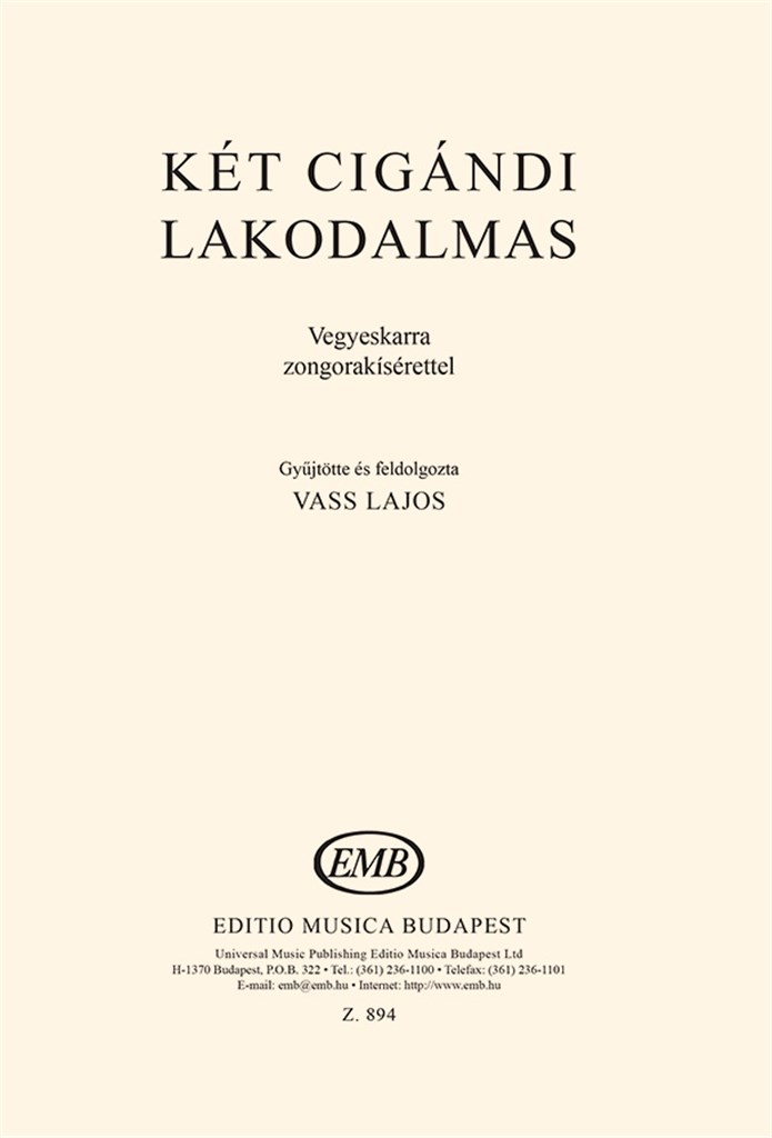 Két Cigándi Lakodalmas